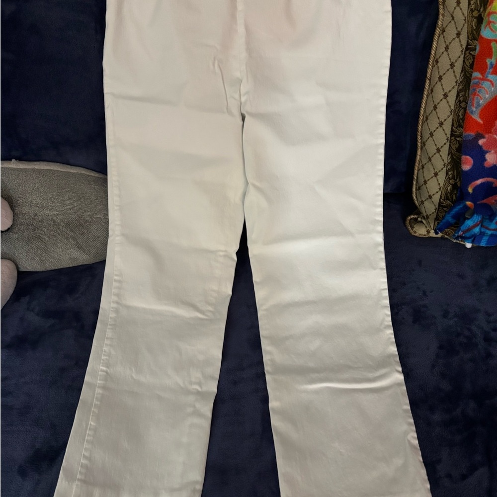 JM Collection Elegant Cream Pants
